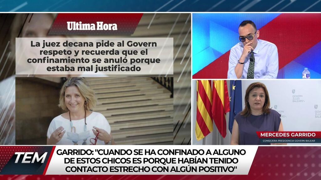 Risto Mejide habla en directo con el Govern Balear