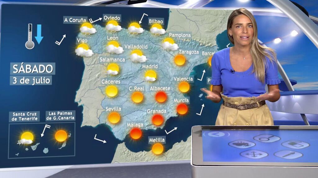 ¡Calor extremo en el área mediterránea! El tiempo para el fin de semana en España