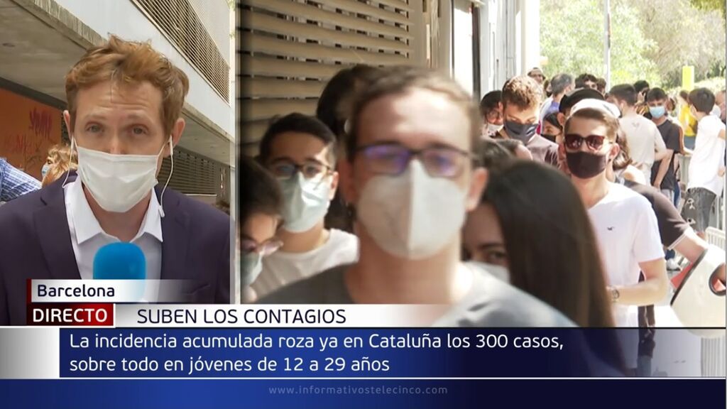 La atención primaria en Cataluña alerta de "saturación" ante el aumento de contagios
