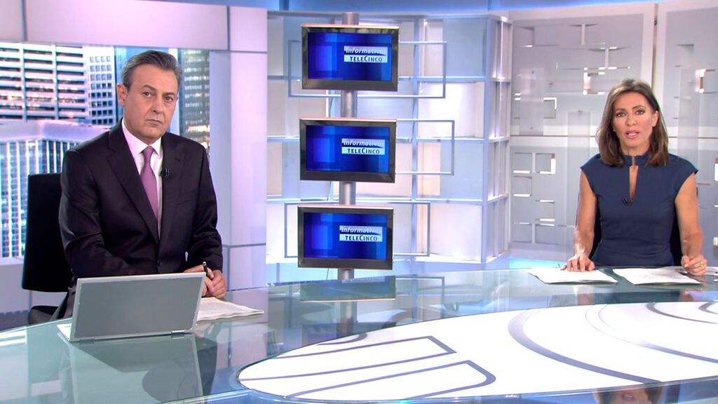 Con José Ribagorda y Ángeles Blanco Informativos Telecinco 2021 Mediodía 04/07/2021