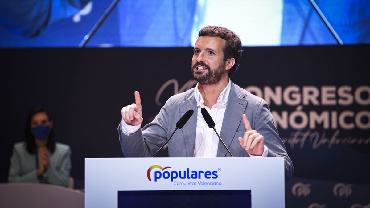 Casado reconoce que no dan "los números" para una moción de censura y pide echar al Gobierno "en las urnas" Casado reconoce que no dan "los números" para una moción de censura y pide echar al Gobierno "en las urnas"
