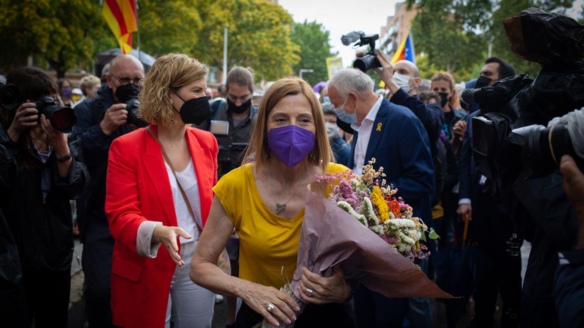 Forcadell no cree que el independentismo deba volver ahora a la vía unilateral: "Salió mal" Forcadell no cree que el independentismo deba volver ahora a la vía unilateral: "Salió mal"