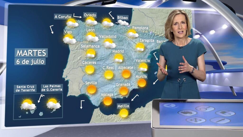 Bajón de hasta 12 grados por un frente frío: el tiempo que hará el martes en España