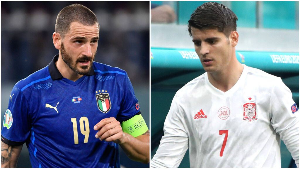 Bonucci y Chielli, pareja de centrales de Italia.