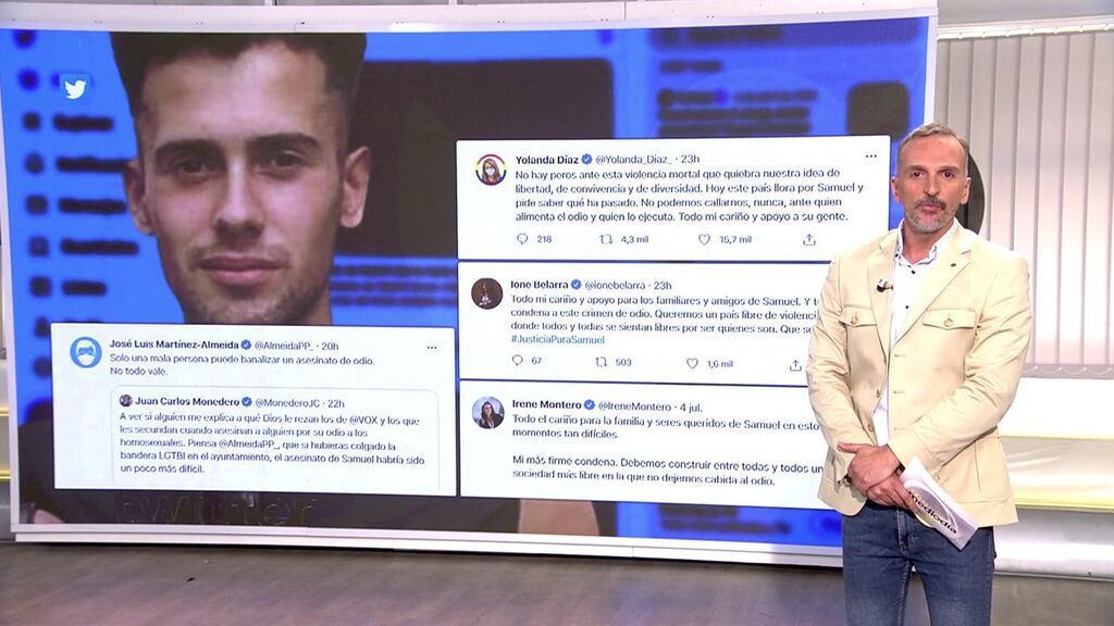 Almeida responde al reproche en Twitter de Monedero: “Solo una mala persona puede banalizar un asesinato de odio”