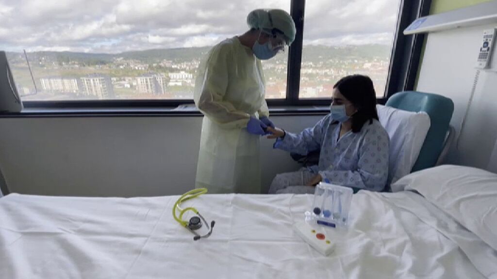 Andrea en el hospital