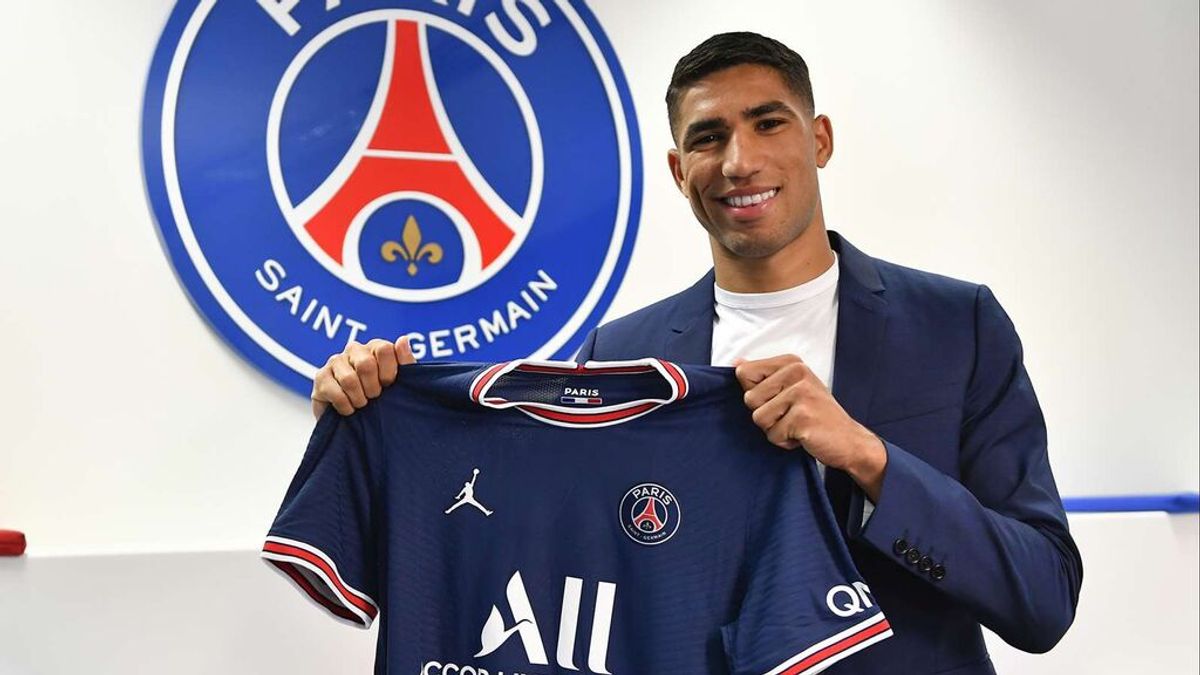 Achraf Hakimi ficha por el Paris Saint-Germain hasta 2026