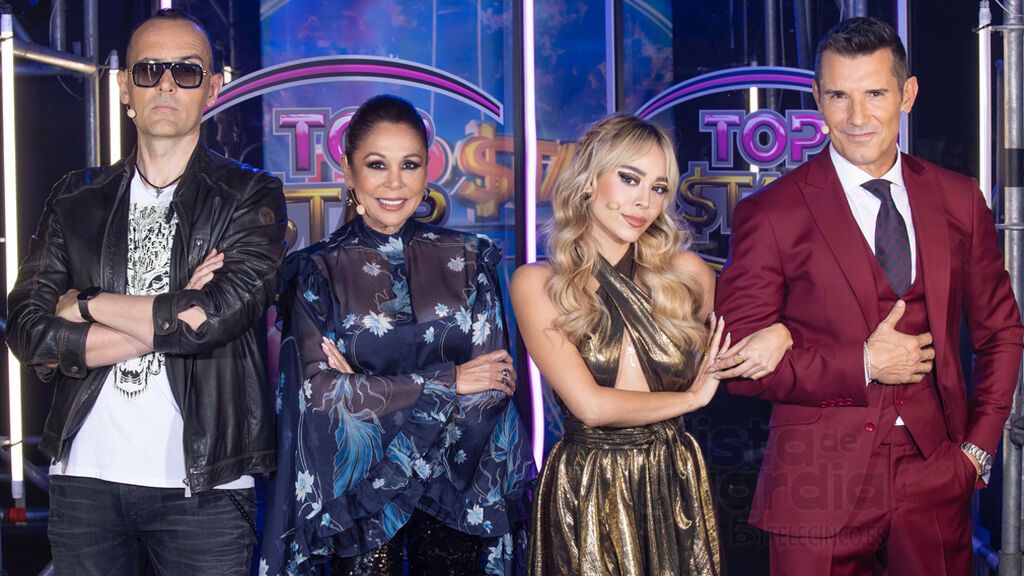 Risto Mejide, Isabel Pantoja, Danna Paola y Jesús Vázquez
