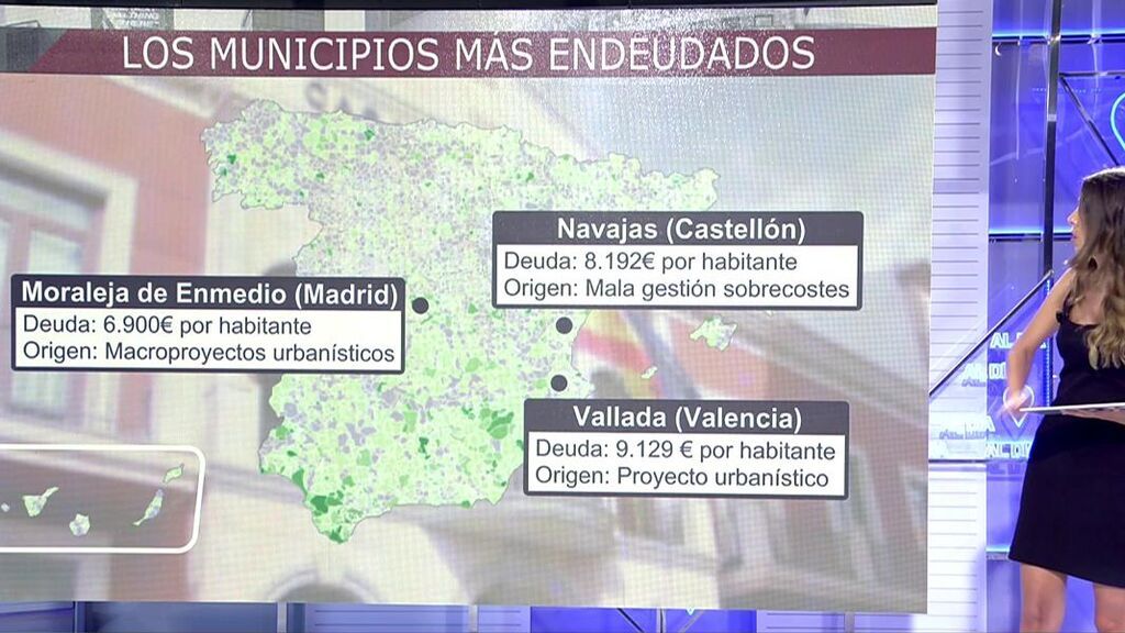 Los municipios más morosos: ¡Más de 9.000 euros de deuda por habitante!