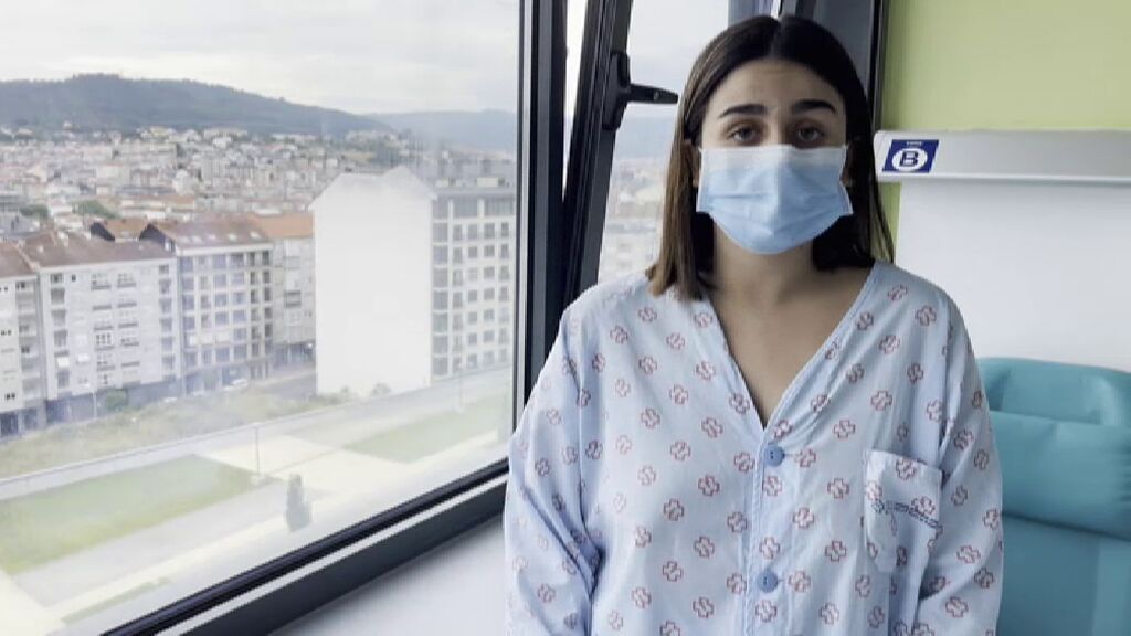 Andrea, de 21 años, lanza un mensaje desde el hospital a los jóvenes