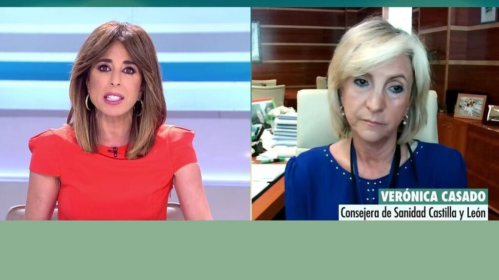 Verónica Casado, Consejera de de Sanidad en Castilla y León habla del incremento de casos
