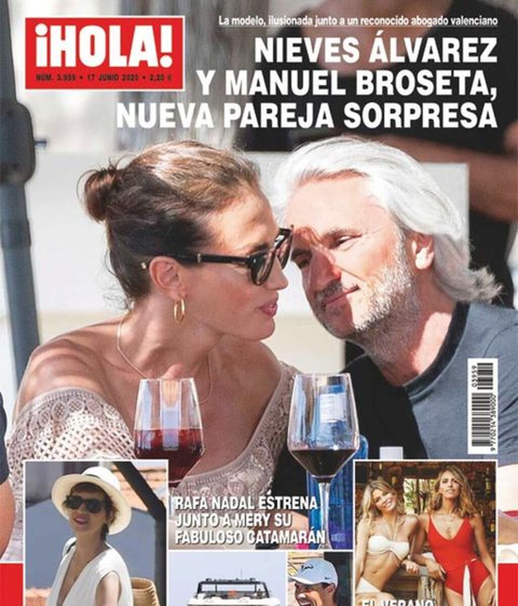 Nieves Álvarez y Manuel Broseta rompen tras un año de relación