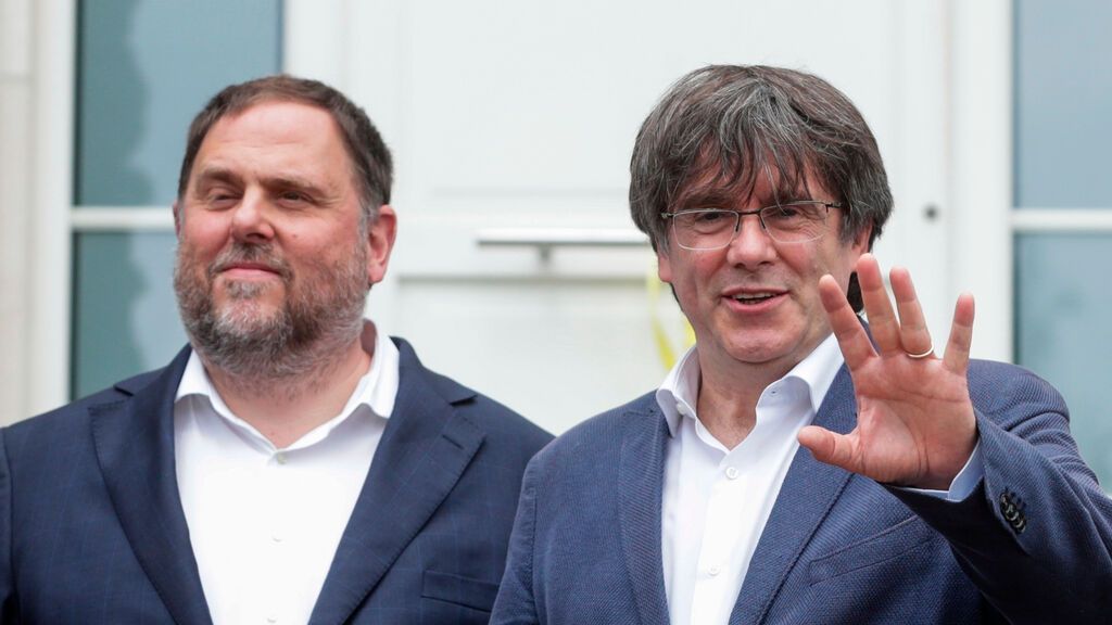 El reencuentro en Waterloo entre Junqueras y Puigdemont