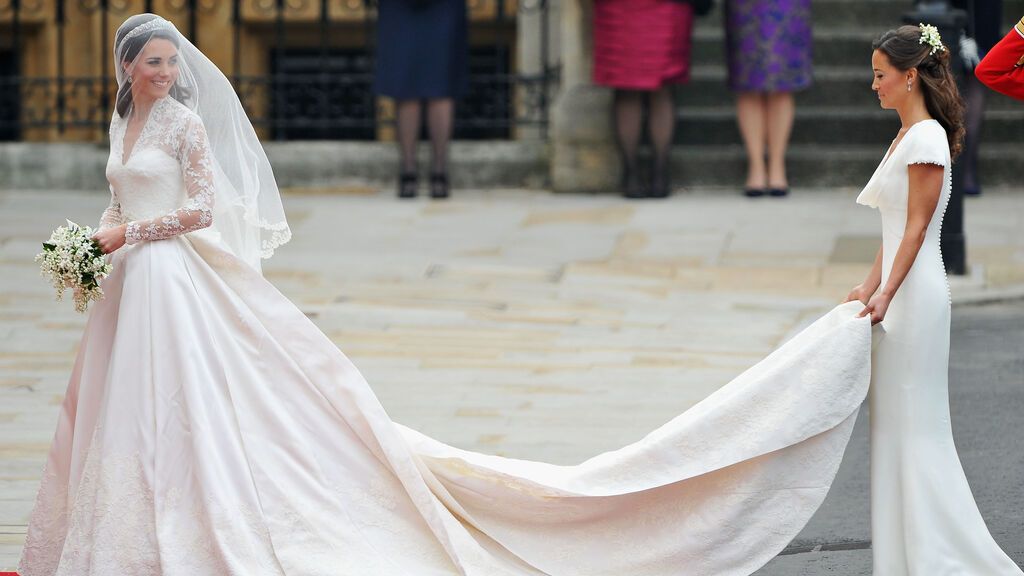 El vestido de Kate fue diseñado por Sarah Burton para Alexander McQueen.