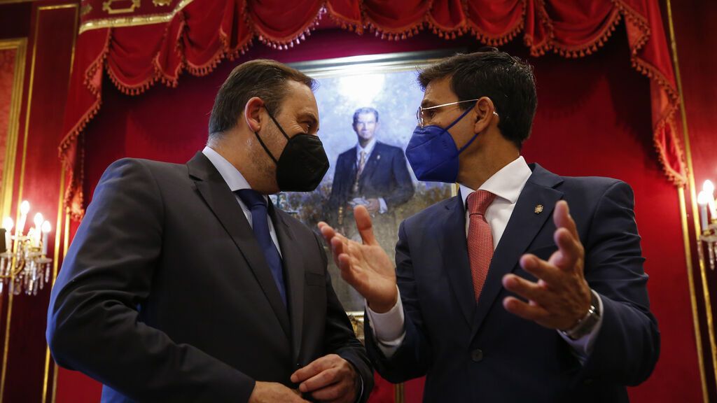 José Luis Ábalos, visita a Francisco Cuenca, tras ser elegido alcalde de Granada