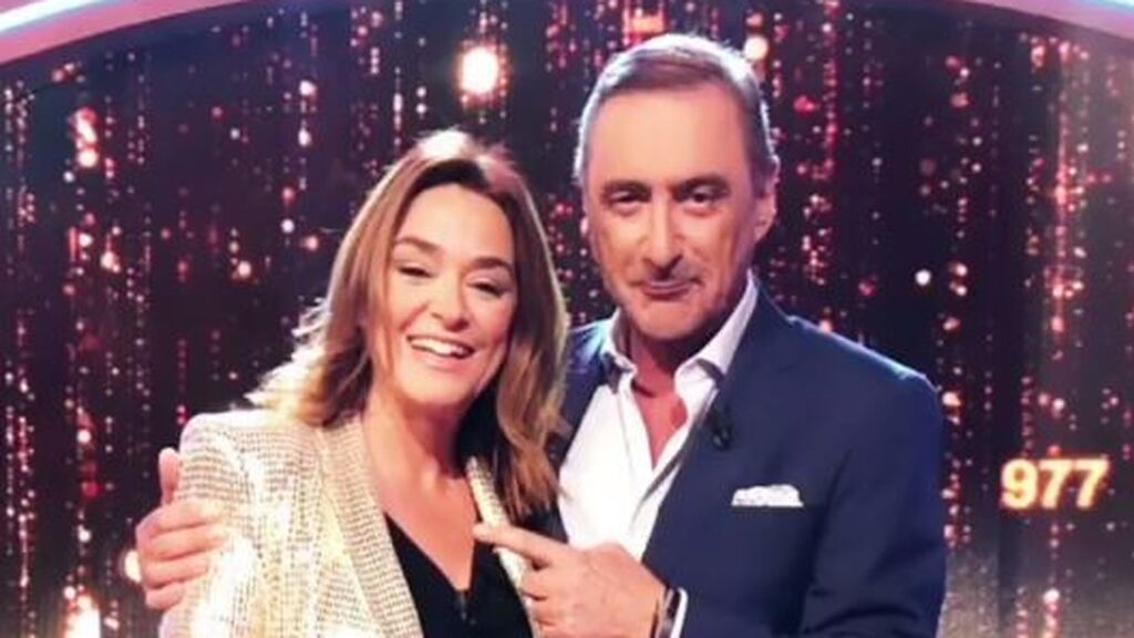 Toñi Moreno y Carlos Herrera