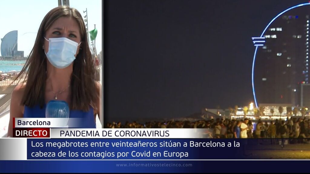 Barcelona, el epicentro del contagio entre jóvenes