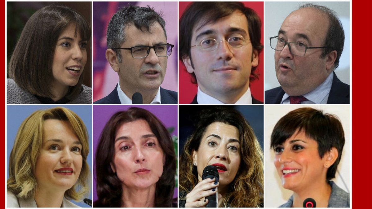 Estos son los nuevos ministros de Pedro Sánchez Estos son los nuevos ministros de Pedro Sánchez