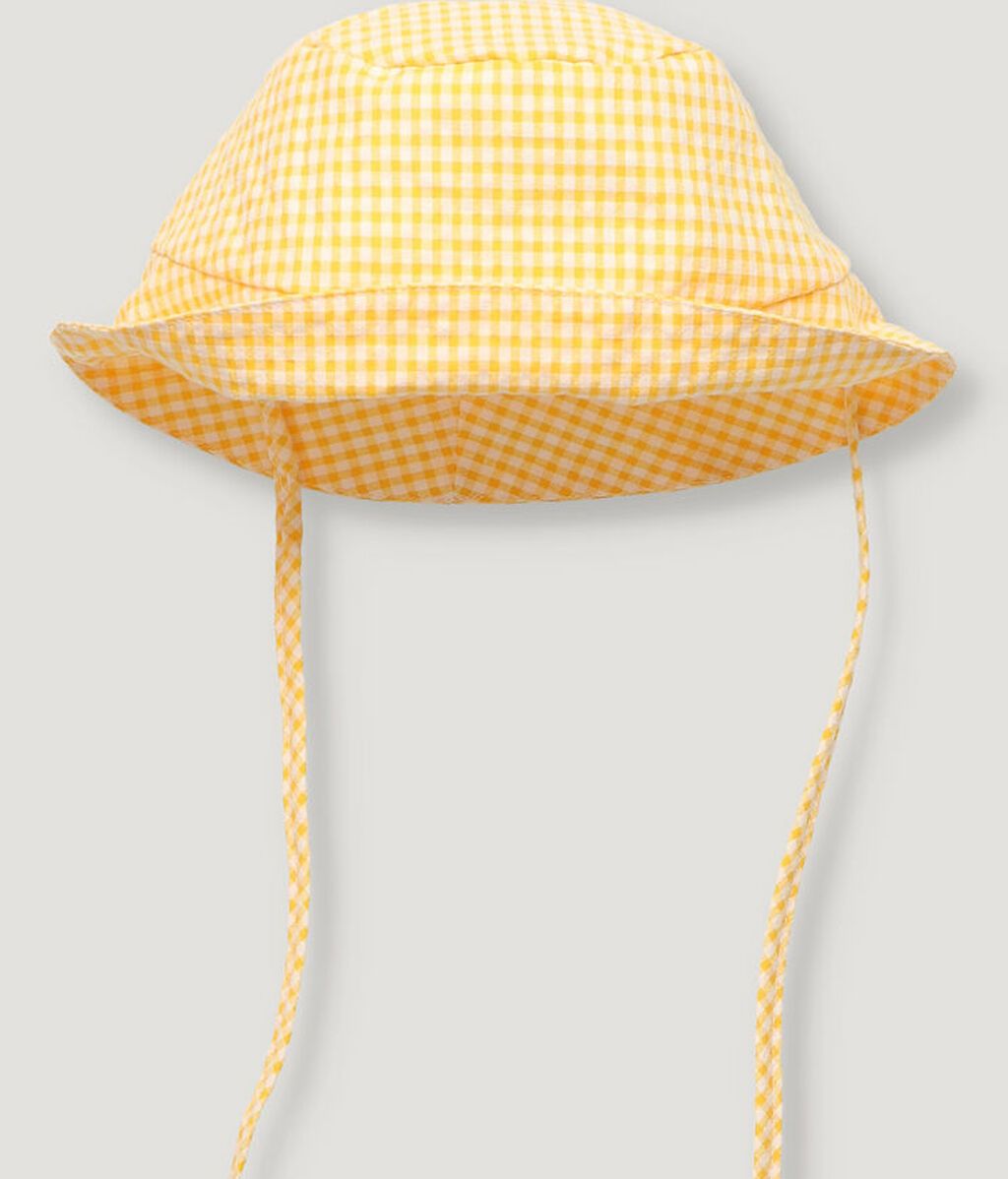 SOMBRERO-BEBE-VICHY-AMARILLO-NECKANDNECK