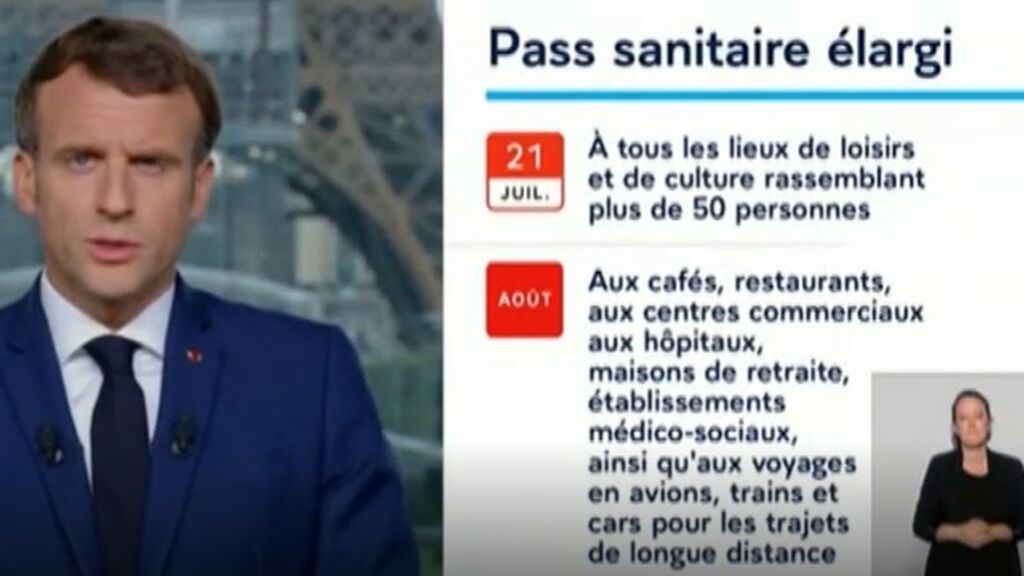 Macron obliga a los sanitarios a vacunarse