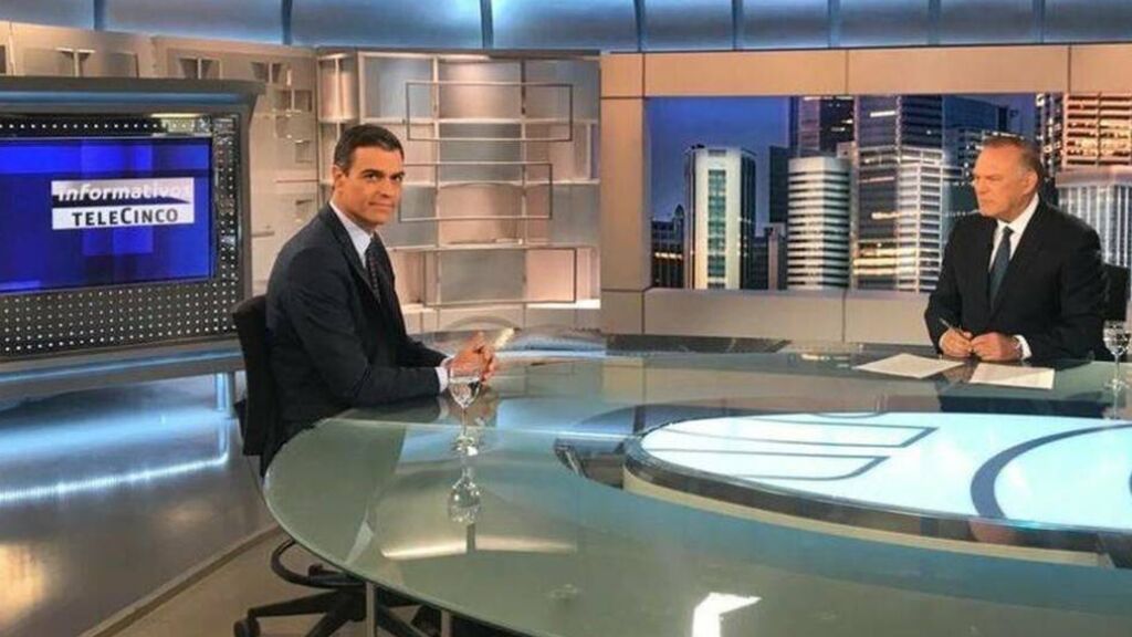 Pedro Piqueras entrevista este martes 13 de julio a Pedro Sánchez en Informativos Telecinco