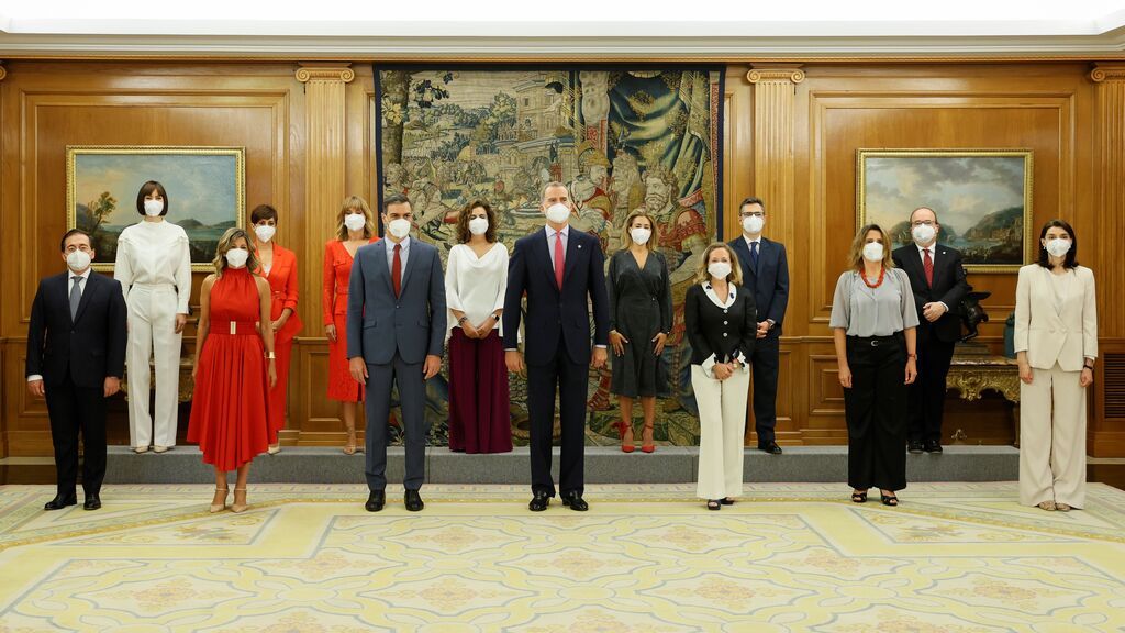 La foto del nuevo consejo de ministros