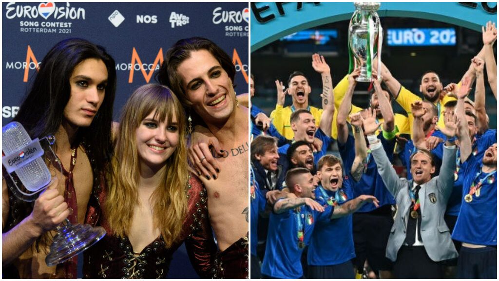 Italia primer país en ganar la Eurocopa y Eurovisión en el mismo año: La Azzurra y Maneskin hacen historia