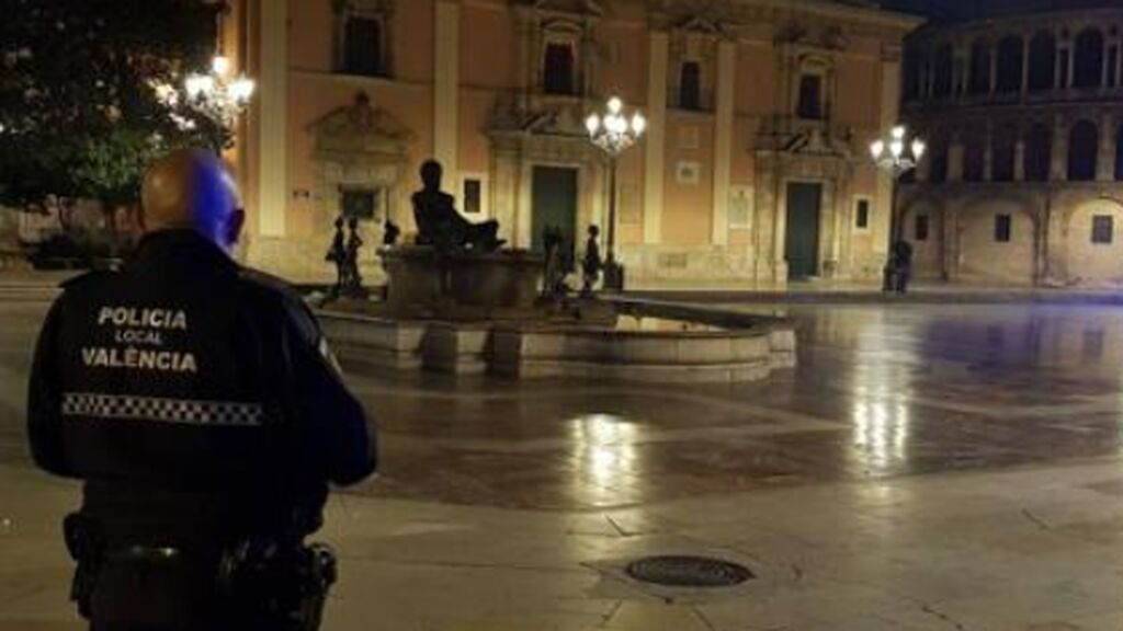 Primera noche bajo el toque de queda en 32 localidades valencianas