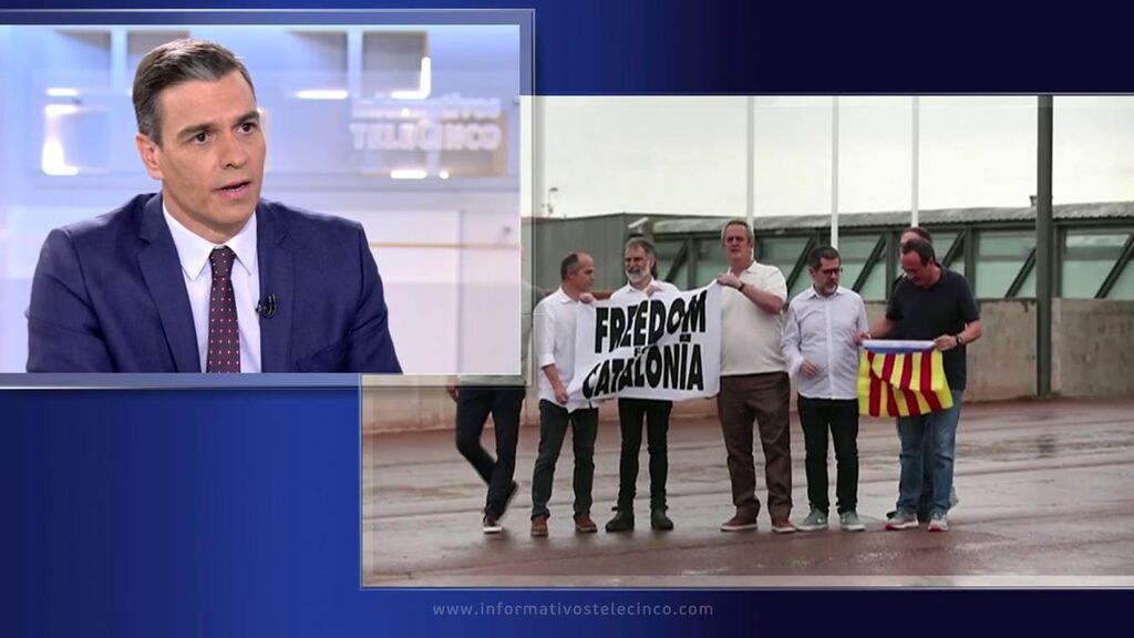 Pedro Sánchez sobre los indultos en Cataluña