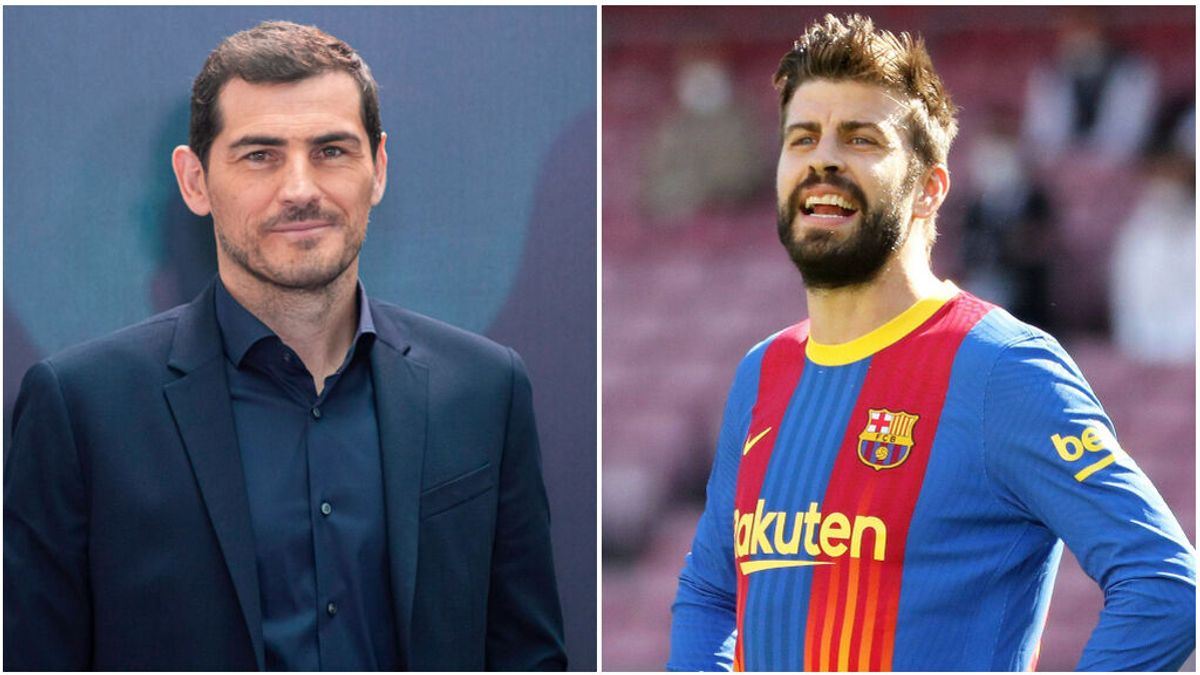 Gerard Piqué se cambia de look e Iker Casillas le hace el troleo máximo Gerard Piqué se cambia de look e Iker Casillas le hace el troleo máximo