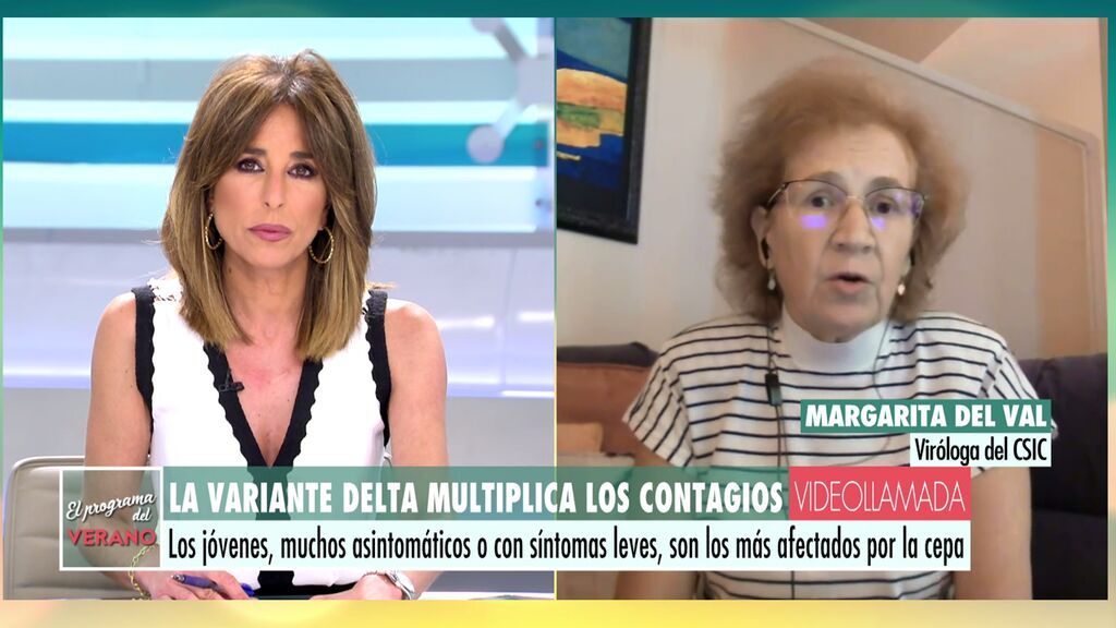 Margarita del Val alerta: "Las personas con pauta completa no están protegidas de contagio