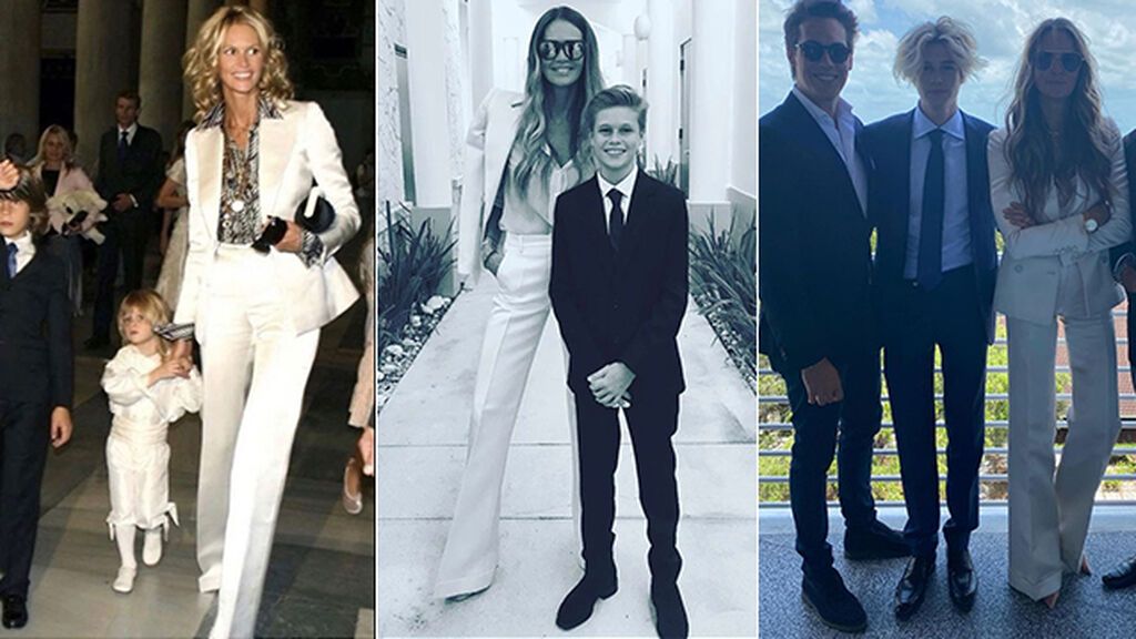 Elle Macpherson con el mismo sastre en 2006, 2017 y 2021