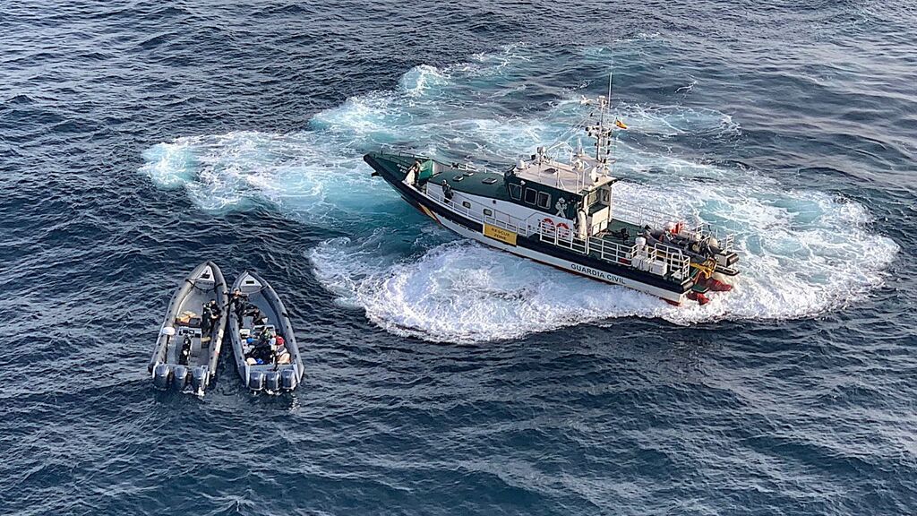 Momento de la detención de la `petaquera´