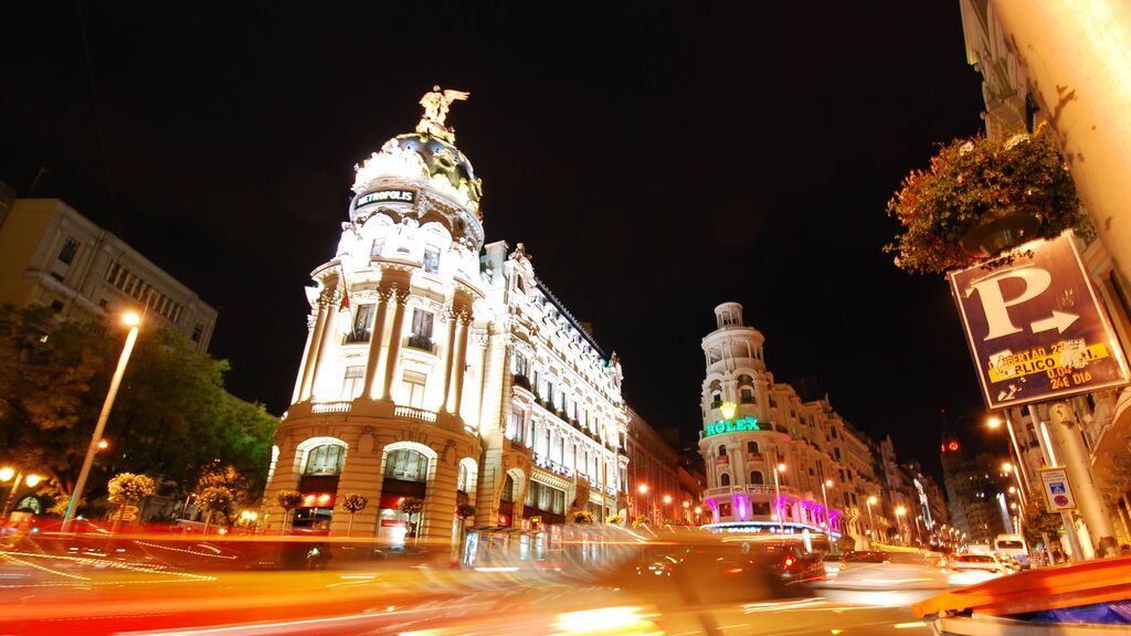 Calle de la Gran Vía en Madrid