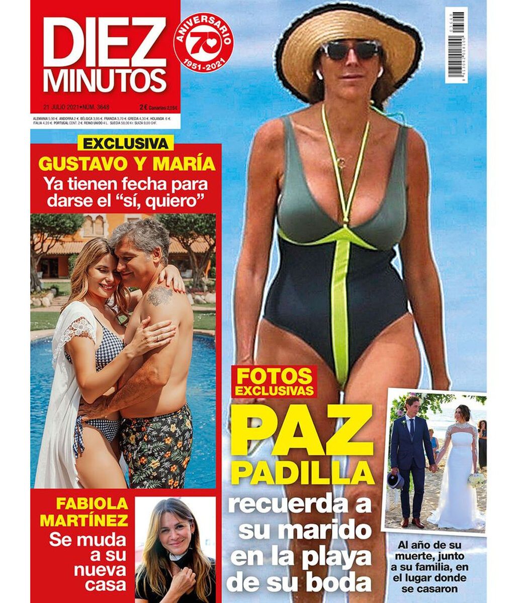 Paz Padilla, en portada de 'Diez Minutos'