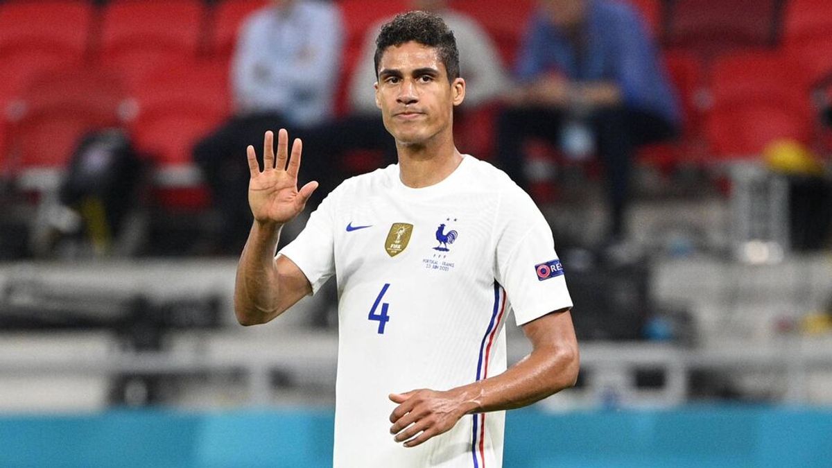 Varane, con Francia durante la Eurocopa.