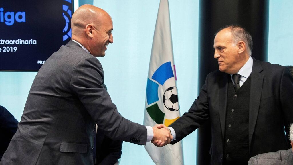 Tebas es contundente con Rubiales y le deja claro que no habrá cambios en La Liga
