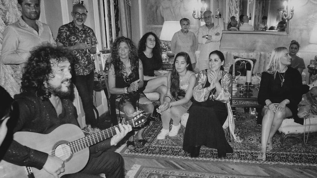 La fiesta flamenca tuvo lugar en la casa de la aristócrata Coqui Font