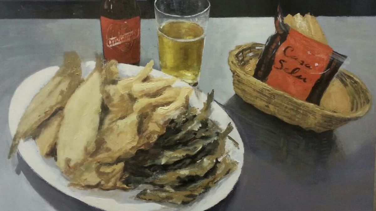 El pintor de lo cotidiano: acedías fritas, tortas y dulces al óleo