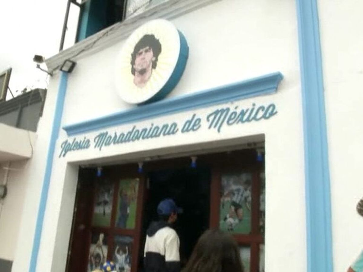 Abre la primera Iglesia Maradoniana en México: 