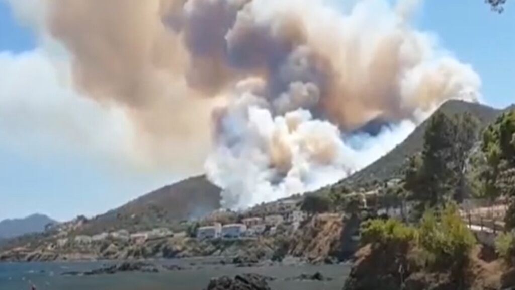 Desalojos por el incendio de Llançà