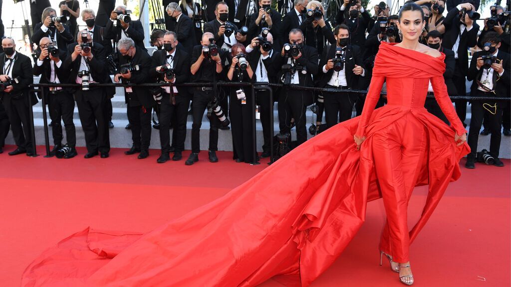 Marta Lozano en la alfombra roja del Festival de Cannes