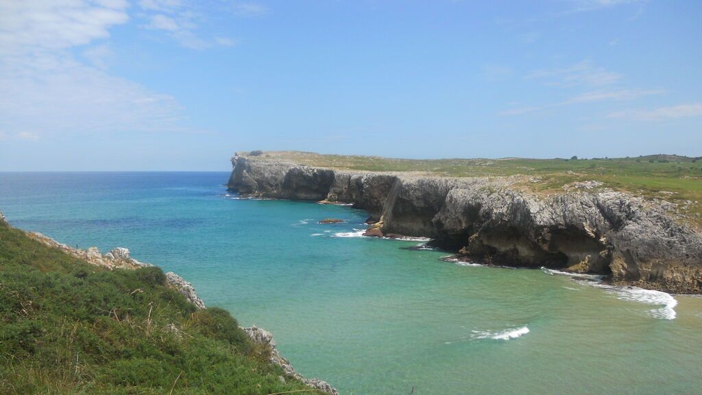Playa de Guadamía, en Asturias