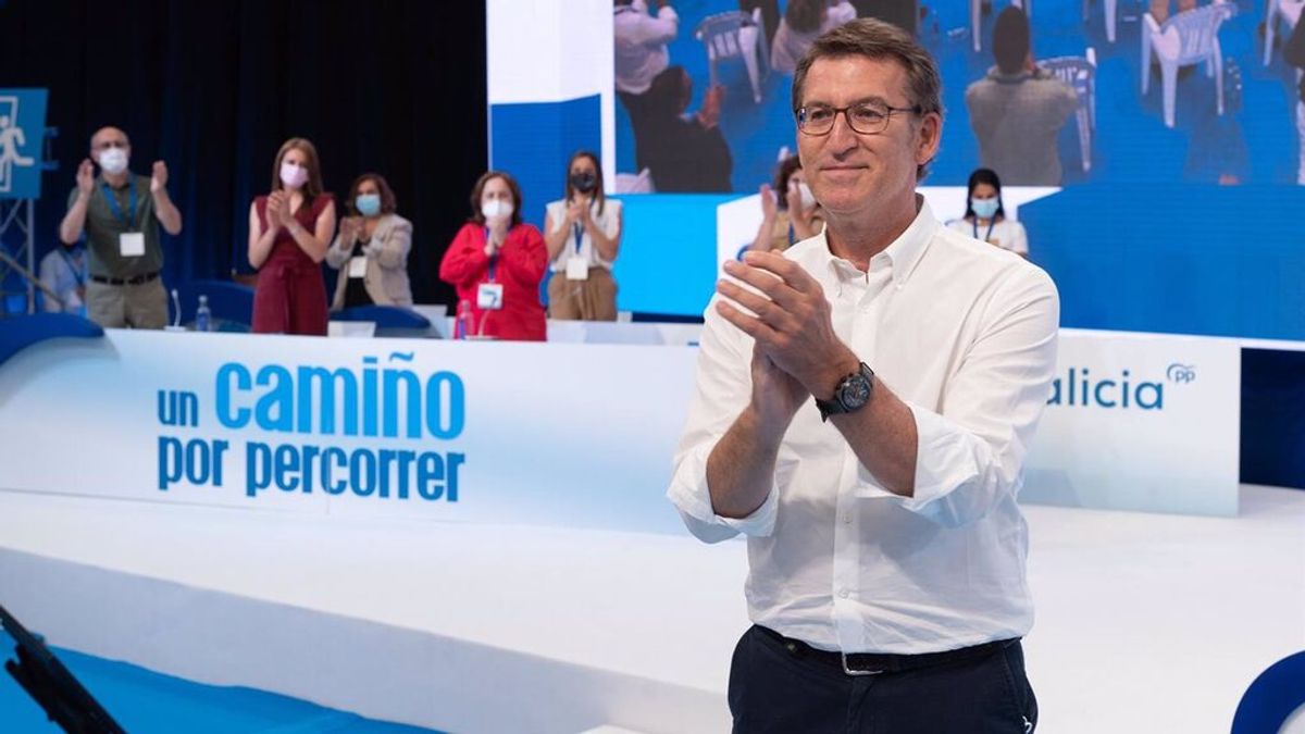 Feijóo revalida por quinta vez su liderazgo con un apoyo del 98,3%, el foco en las locales y sin atarse para 2024 Feijóo revalida por quinta vez su liderazgo con un apoyo del 98,3%, el foco en las locales y sin atarse para 2024