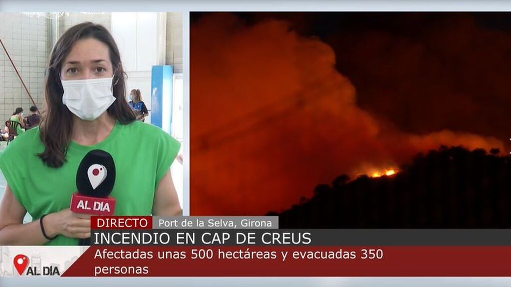 El incendio de Cap de Creus afecta a más de 500 hectáreas