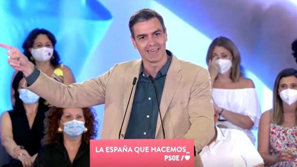 Sánchez promete que la semana que viene “uno de cada dos españoles va a tener pauta completa” de la vacuna