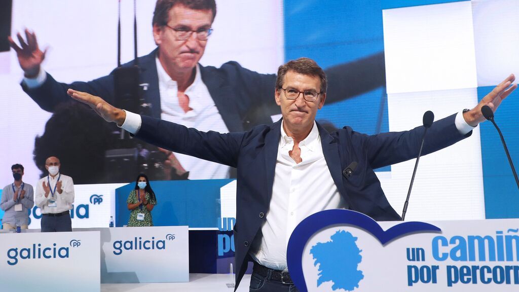 Alberto Núñez Feijóo revalida por quinta vez su liderazgo en el PPdeG con un 98,3% de apoyo