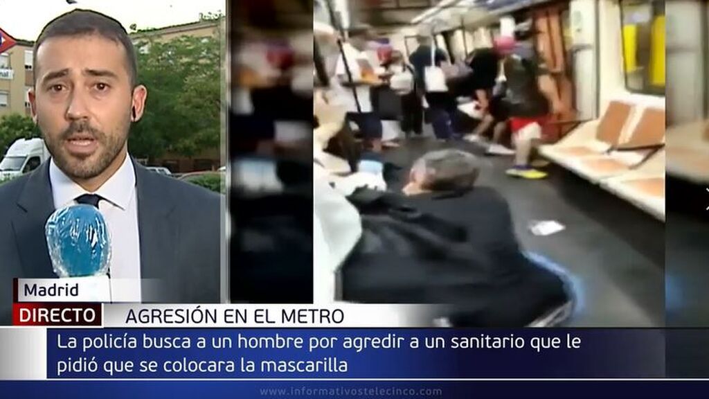 Pierde el ojo el sanitario agredido en el metro de Madrid: le pidió a un pasajero que se pusiese la mascarilla