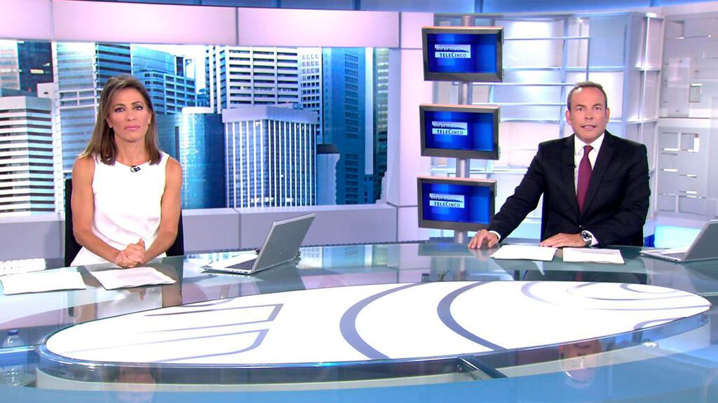 Con Ángeles Blanco y Roberto Fernández Informativos Telecinco 2021 Mediodía 18/07/2021