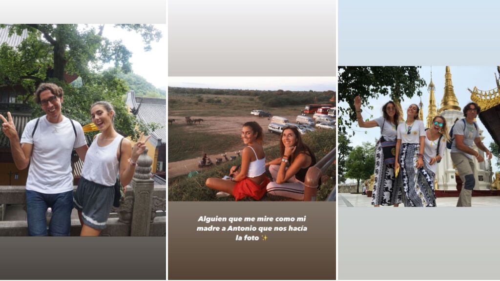 Recuerdos de Anna Ferrer con Antonio Vidal que ha querido compartir en sus redes